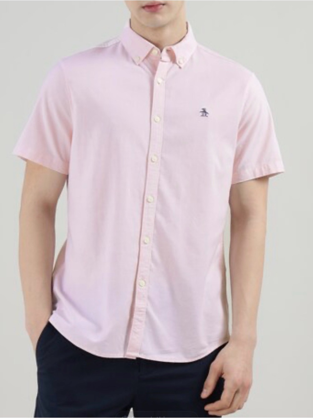 Original Penguin by Munsingwear Men's Short Sleeve Button-Down